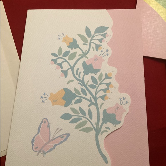 5 vintage birthday greetings cards with french text please read description - Picture 7 of 10